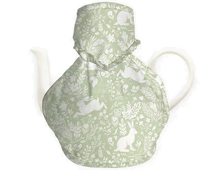 Teew&auml;rmer William Morris Forest Life Gr&uuml;n f&uuml;r um die Teekanne