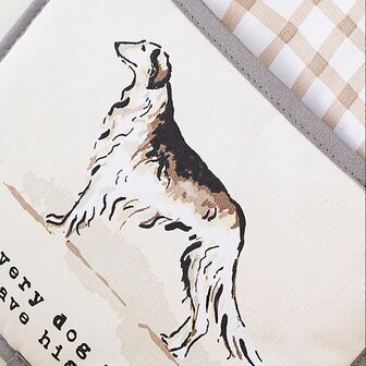 Ulster Weavers Untersetzer mit Einstecktasche Country Dogs in braun