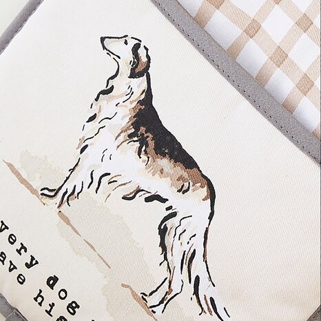 Ulster Weavers Untersetzer mit Einstecktasche Country Dogs in braun